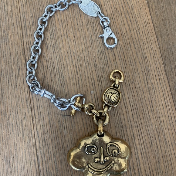 Vivienne Westwood HUGE reversible Choker Necklace w/ engraving & face RARE - Picture 4 of 15